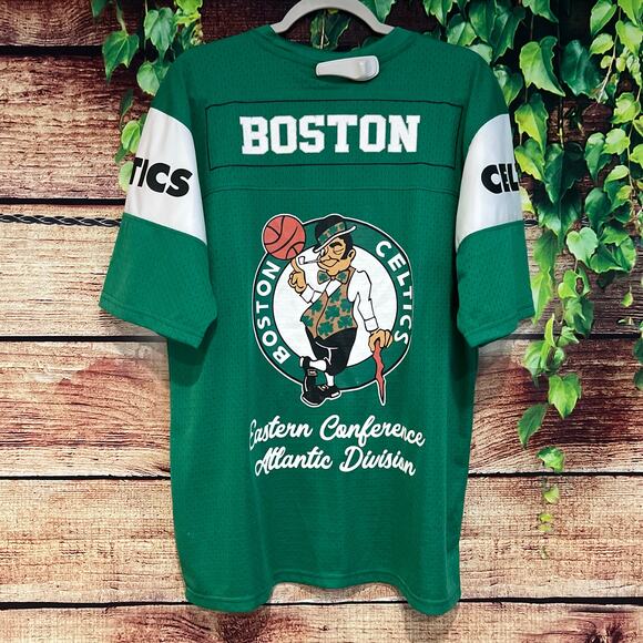Boston Celtics Mesh Top Medium Fits Large XL Shirt Jersey NBA Basketball Sports - Picture 2 of 7